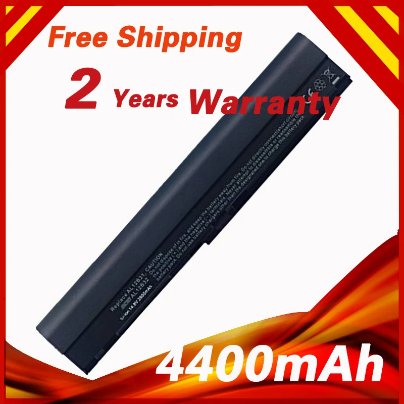 Аккумулятор для ноутбука Acer AL12X32 AL12A31 AL12B31 AL12B32 Aspire One 4400 756 725 TravelMate B113 B113M V5 171 C7 C710 M
