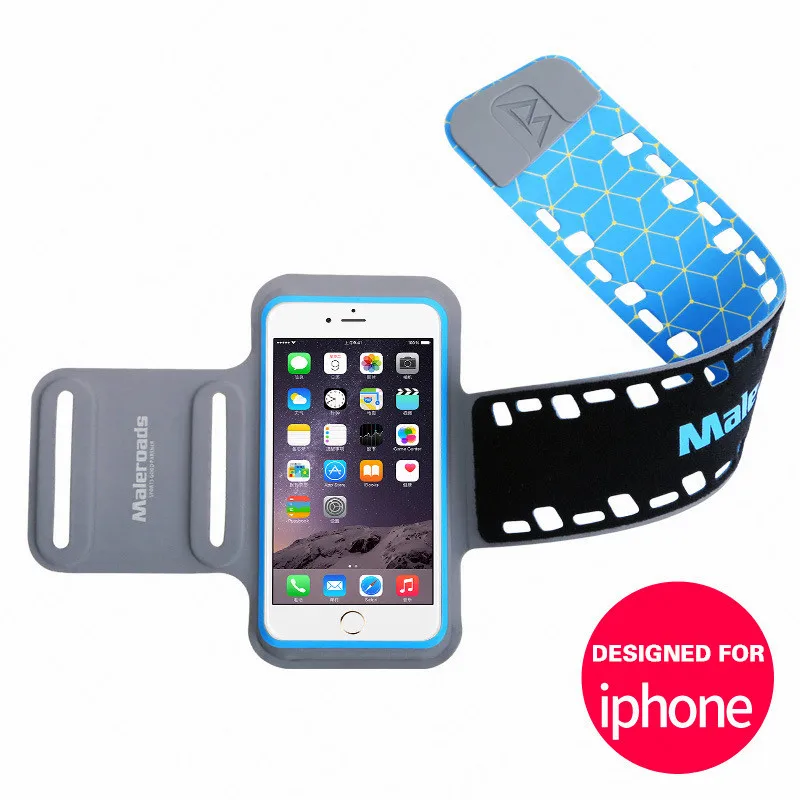 

Maleroads Running Bag Armband Bags Phone Running Pouch Lightweight Portable Arm Bag Man Woman Iphone 6s Plus Arm Band Pack