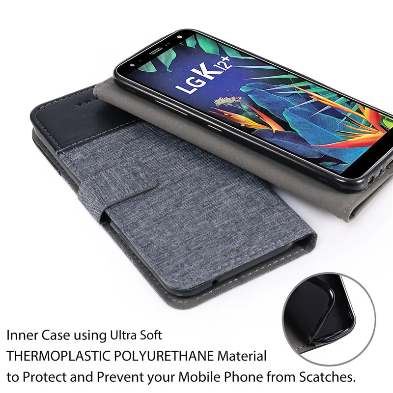 Чехол для телефона LG K40 K 40 чехол 2019 роскошный флип кейс из искусственной кожи силиконовый 5 7 дюйма задняя