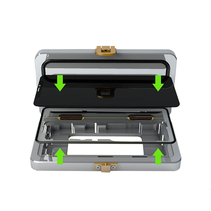 Newest Aluminium Frame Bezel Alignment Mould Mold Glue Dispensing Moulds For Iphone X Xs Max Lcd Screen Refurbishment | Инструменты