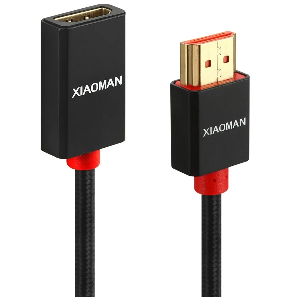 Удлинительный кабель HDMI для Fire TV Stick PC Blu Ray PS4 разветвитель штырь гнездо с кабелем