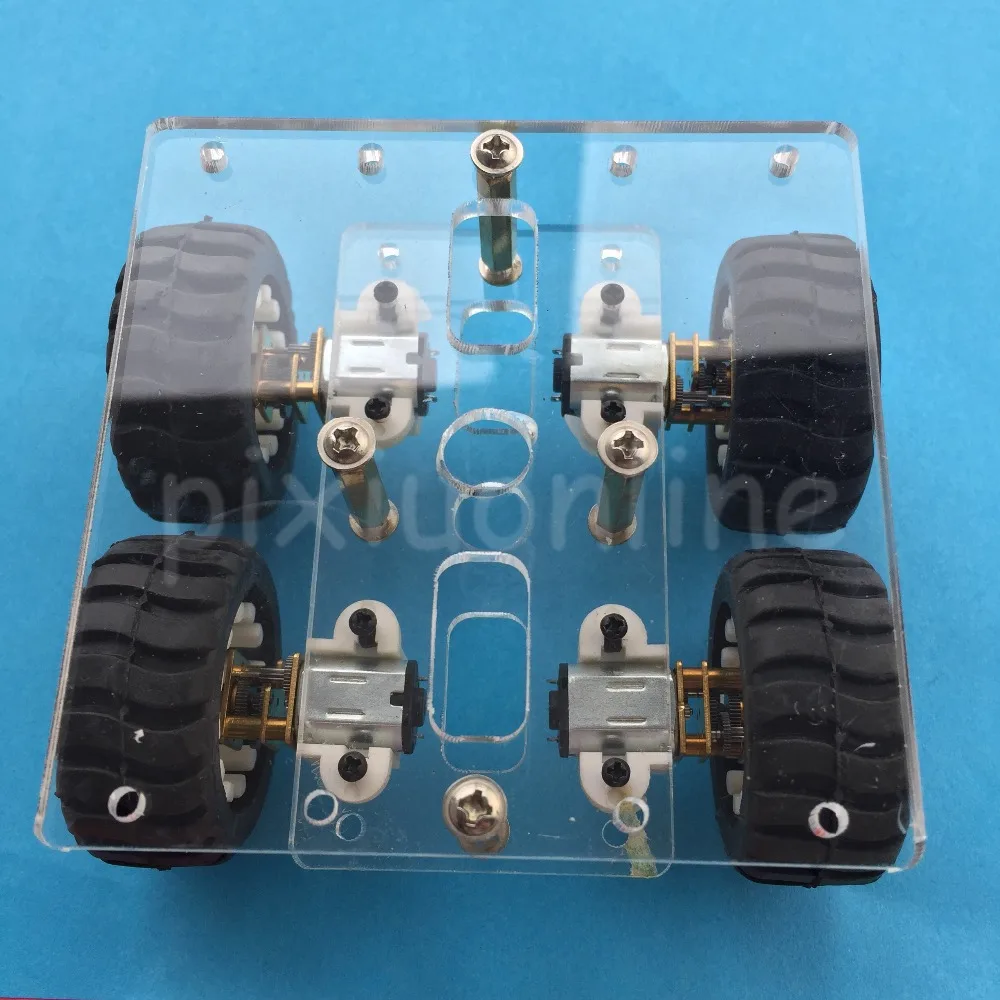 1 комплект J266Y DIY сборная полноприводная прозрачная акриловая плата модель