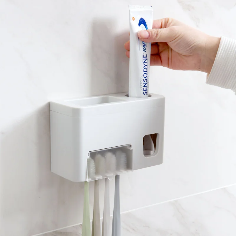 Ecoco для зубных щеток. держатель для зубных щеток, дозатор для зубной пасты. держатель для зубной пасты toothpaste dispenser. дозатор зубной пасты видео.