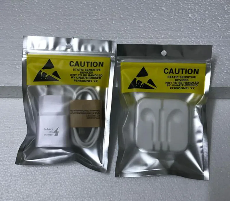 Желтая этикетка 8*15 см антистатическое экранирование антистатипосылка пакет с