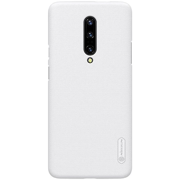 White Чехол для oneplus 7T чехол для oneplus 7t pro чехол Nillkin матовый щит жесткая задняя крышка из ПК для oneplus 7Pro oneplus 6T с защитным стеклом - Цвет: White