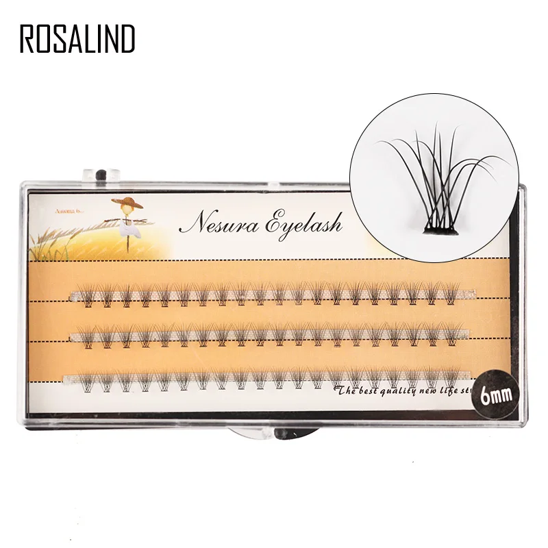 ROSALIND натуральные Толстые Накладные ресницы для макияжа 3D норковые глаз ручной