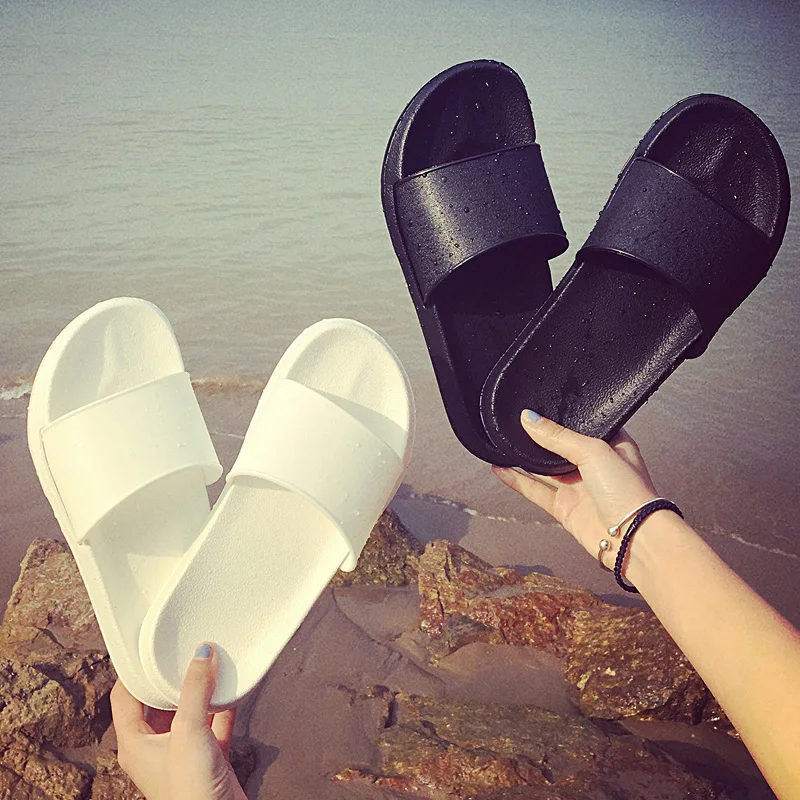 Летние Нескользящие шлепанцы для душа и ванной|shower slippers|couple slipperssummer slippers |