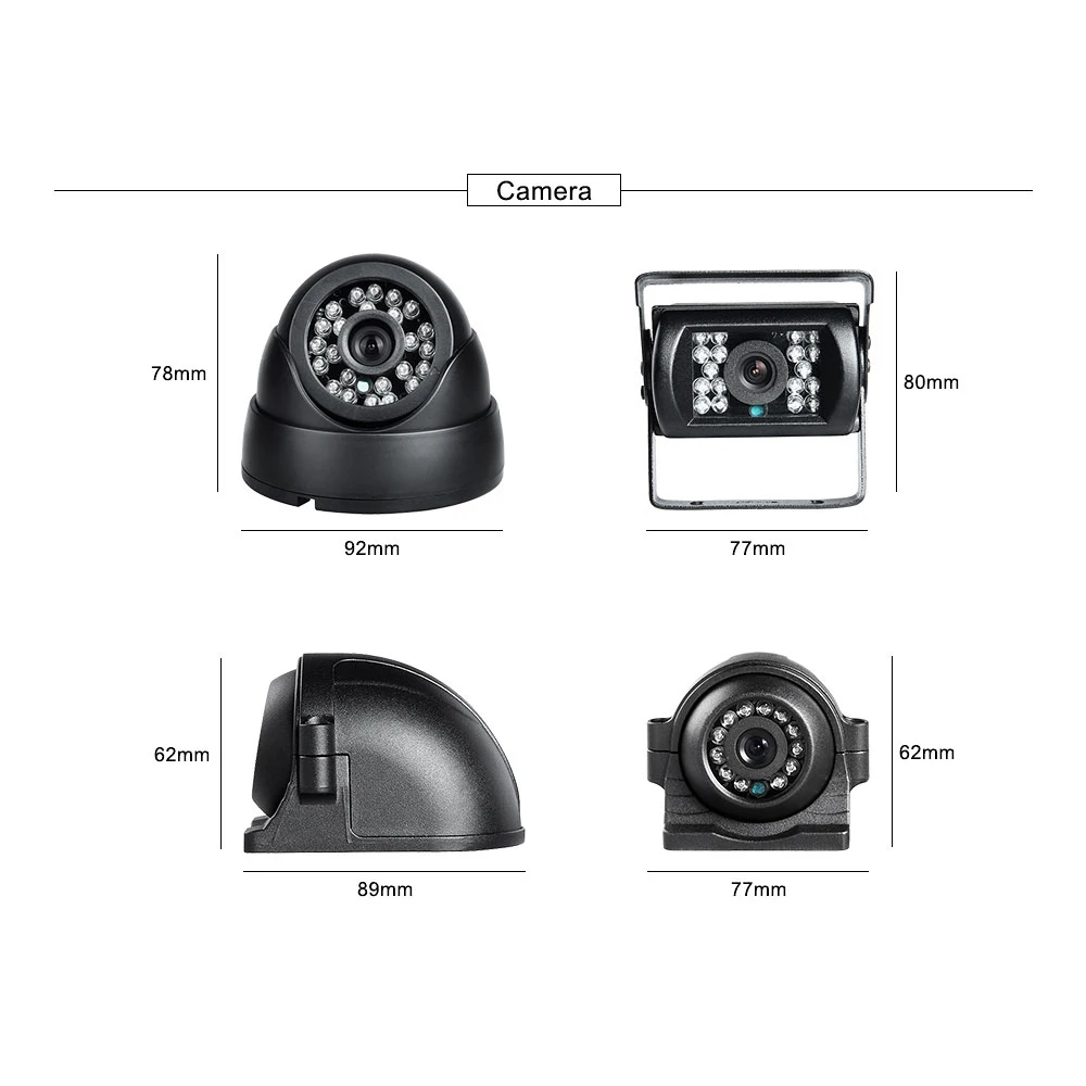 Мобильный dvr Kit 4CH 2 ТБ HDD 1080P 4G GPS Wifi автобус наблюдение такси видео рекордер с 4 шт. AHD
