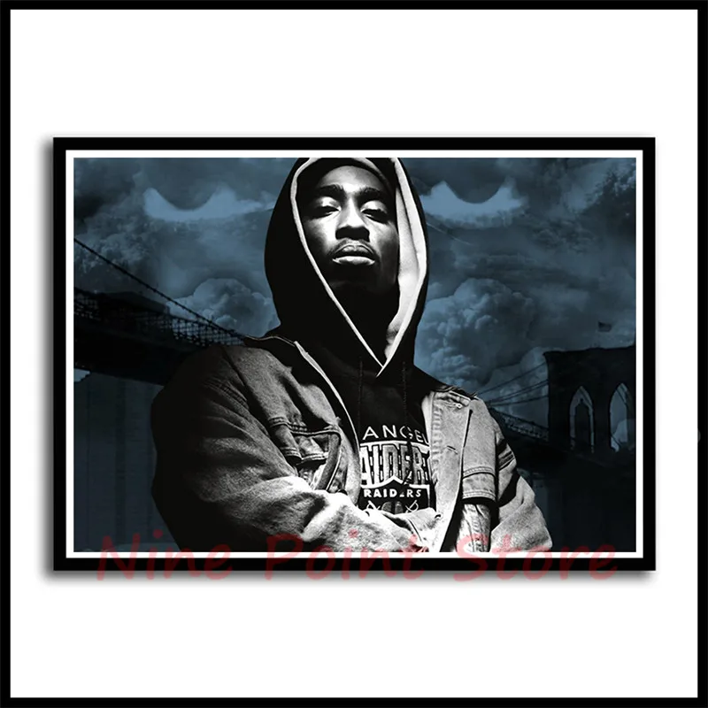 Плакат Tupac Amaru Shakur Постер в стиле хип хоп рэп музыка певец звезда 2PAC плакат с HD