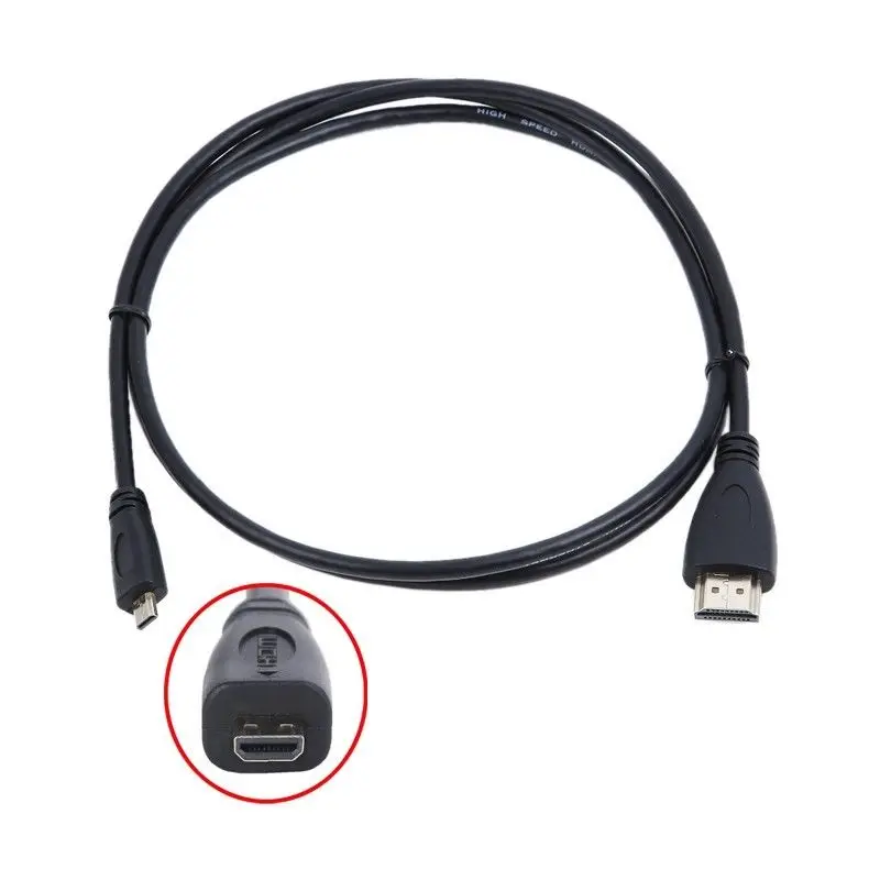 Micro HDMI 1080P A/V HD TV Video Cable Cord For HP Omni 10 Window 8.1 Tablet PC | Электроника - Фото №1