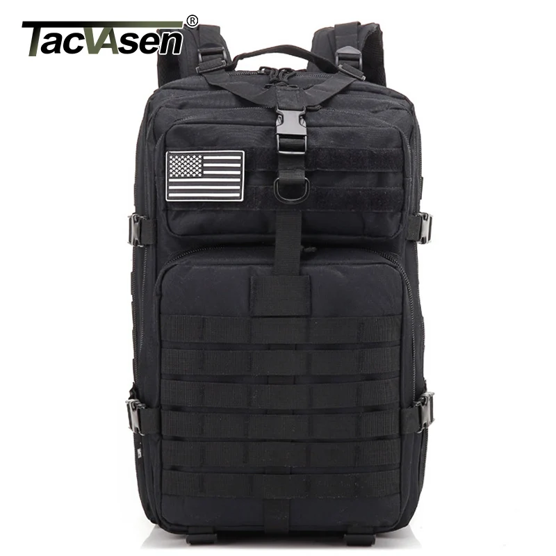 TACVASEN мужской рюкзак 900D нейлон прочный Molle Военная армия рюкзаки 45L штурмовой Страйкбол Рюкзак Поход Охота сумки мужские Новые