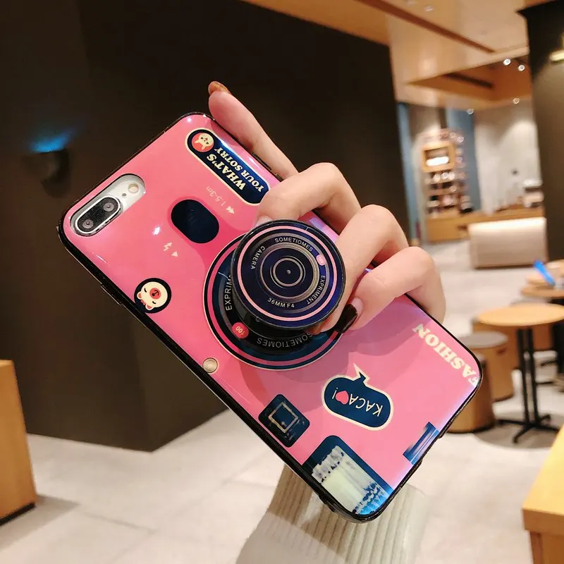 Samsung A750 A7 2018 6S J2PRO J22018 A8PLUS A9 10E J6 J7 J8 S10plus A10 A8s A50 M10 A60 A70 Camera Phone Case +Stand |
