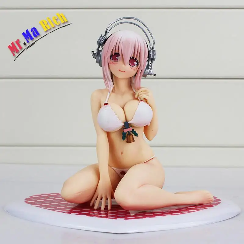 Супер Sonico сексуальная фигурка Аниме Supersonico ПВХ кукла Коллекционная модель
