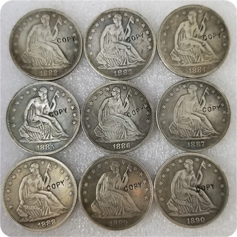 USA (1866-1890)-P SEATED LIBERTY HALF DOLLAR COIN COPY commemorative coins-replica coins medal collectibles | Дом и сад