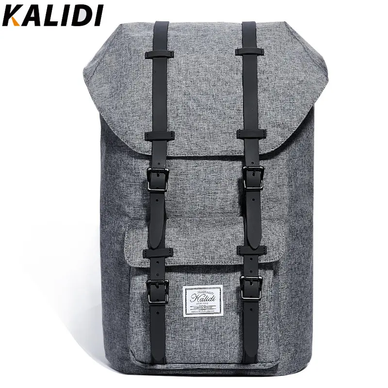 6066Gray Kalidi Для мужчин рюкзак для подростков школьный рюкзак Для мужчин Дорожная сумка Повседневное рюкзак 17 дюймов ноутбук рюкзак для mackbook 15.6/ 17.3 рюкзак мужской рюкзак женский рюкзак школьный - Цвет: 6066Gray