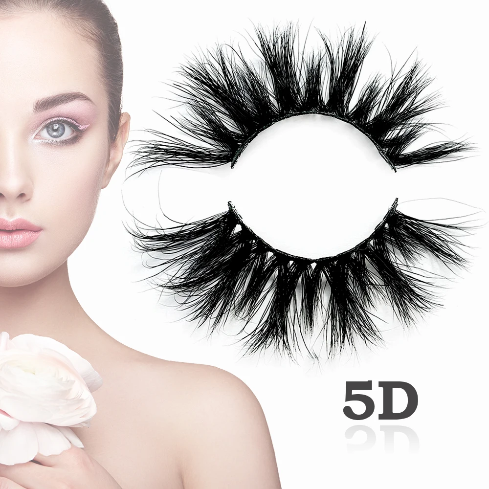 5D наращивание ресниц норковые ресницы макияж Экстра Длина объемная полоса