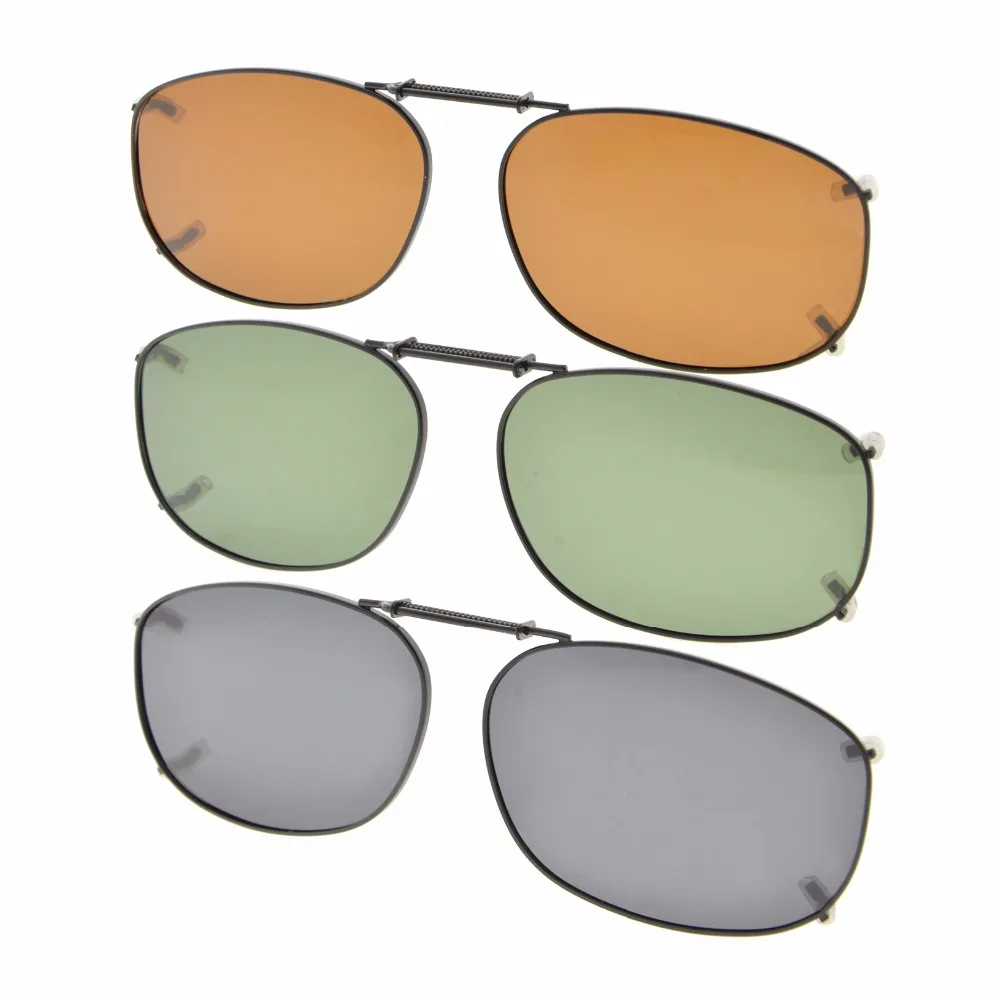 C89 Eyekepper серый/коричневый/G15 линзы 3 pack клип на поляризованные солнцезащитные очки