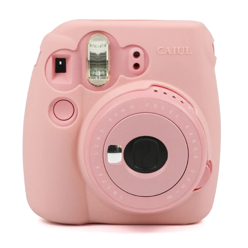4 CAIUL чехол для камеры моментальной печати для Fujifilm Instax Mini 9 Mini 8 8+ чехол, Классический фосфоресцирующий желеобразный чехол для камеры - Цвет: 4