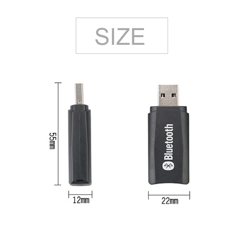 Bluetooth приемник ключ стерео Музыка Аудио беспроводной USB адаптер AUX 3 5 мм разъем для