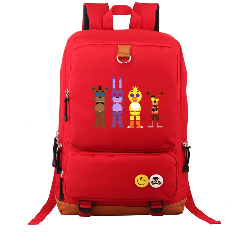 01 Рождественский подарок игры Five Nights at Freddys мальчик девочка школьная сумка женский рюкзак подростковые школьные сумки холщовый мужской студенческий рюкзак - Цвет: 01