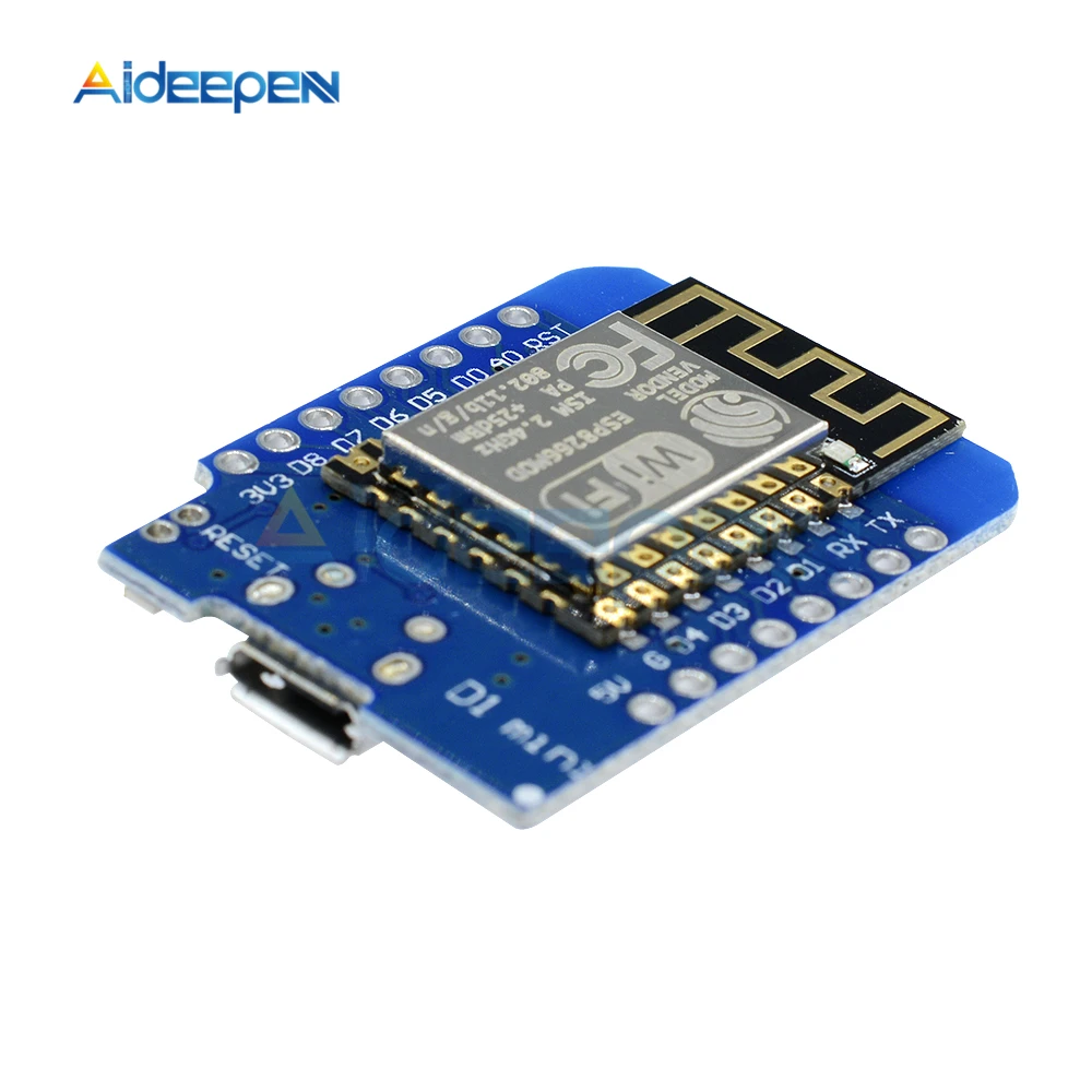 ESP8266 ESP12 ESP-12F CH340G модуль для Wemos D1 Мини WiFi макетная плата Micro USB 3 V на основе ESP-8266EX 11
