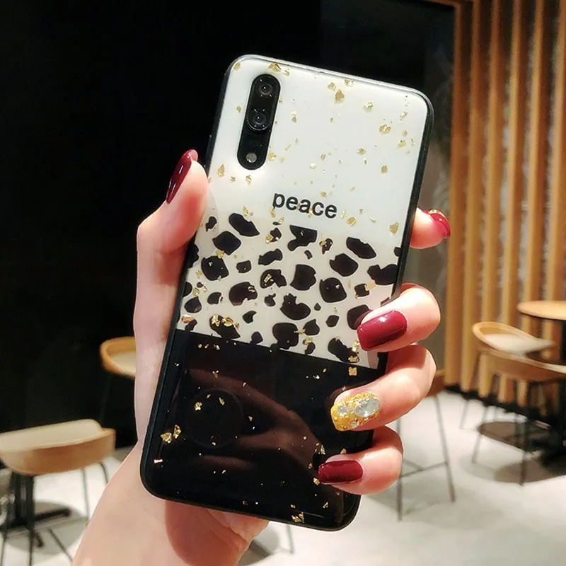 Золотой леопардовый чехол для телефона Huawei P20 P30 Lite Pro силиконовый Mate 10 Mate20 Nova 3 Honor