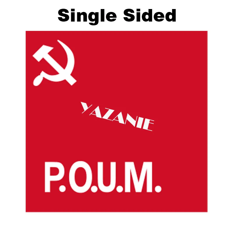 Single Sided YAZANIE испанский Королевский стандарт Juan Carlos I 1833-1868 1875-1931 Leonor Princess of Asturias POUM шаблон морской Джек Испанский флаг - Цвет: Single Sided
