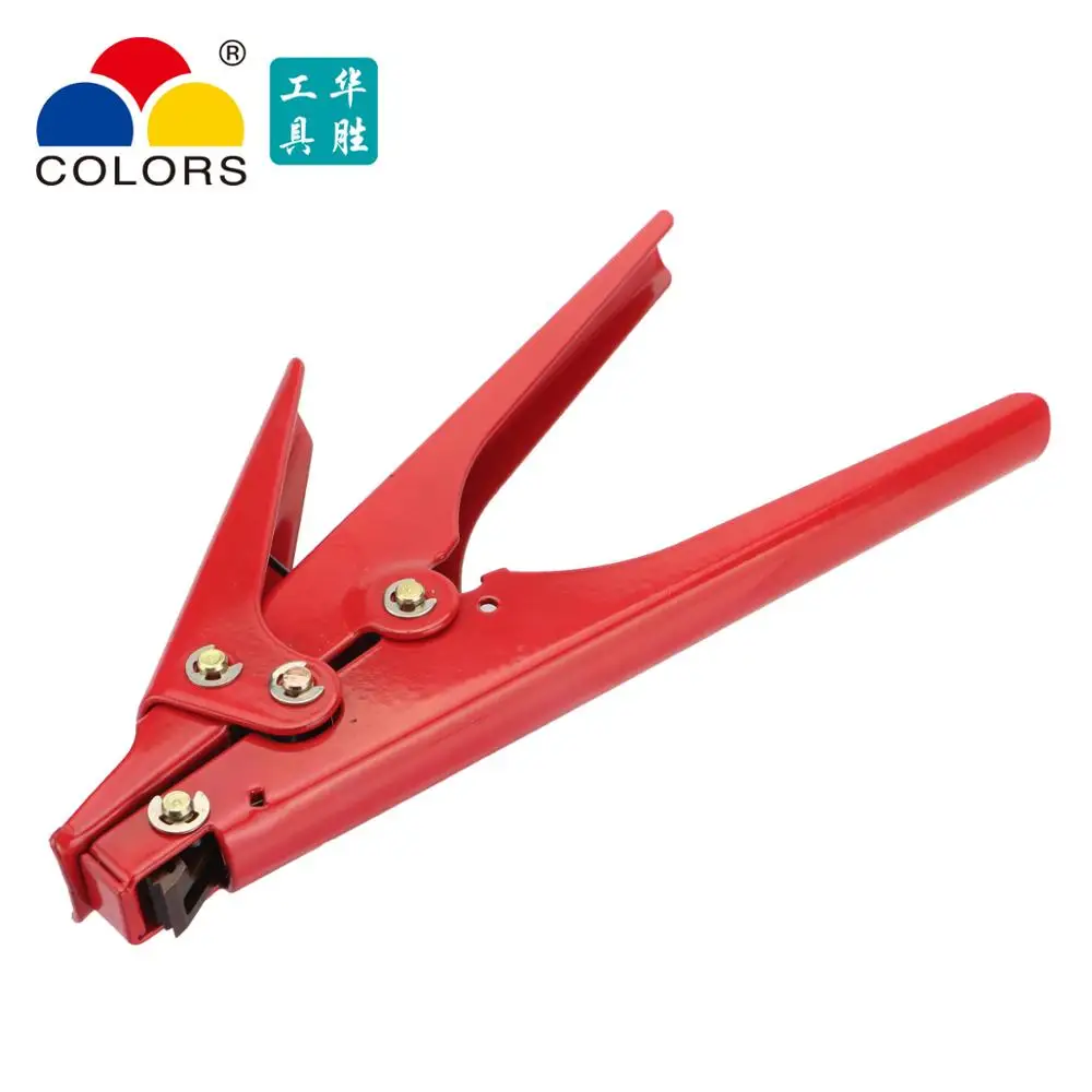 

COLORS HS-519 Cable Tie gun tool Fastening and cutting tool wires special for For Nylon Cable Tie width: 2.4-9mm