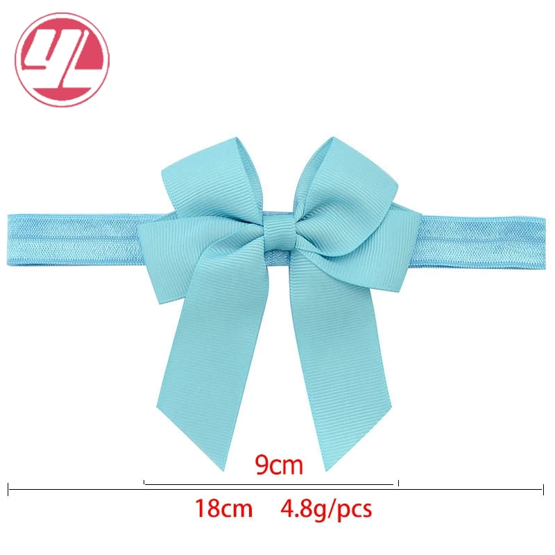 Женская тиара однотонная новый дизайн атласная лента бант повязка на голову для