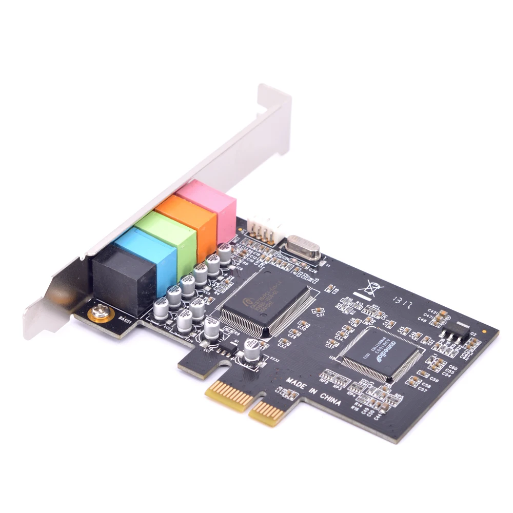 Звуковая карта PCI-E 5.1ch CMI 8738 6 каналов чип CMI8738 5 1 стерео аудио высокое качество |