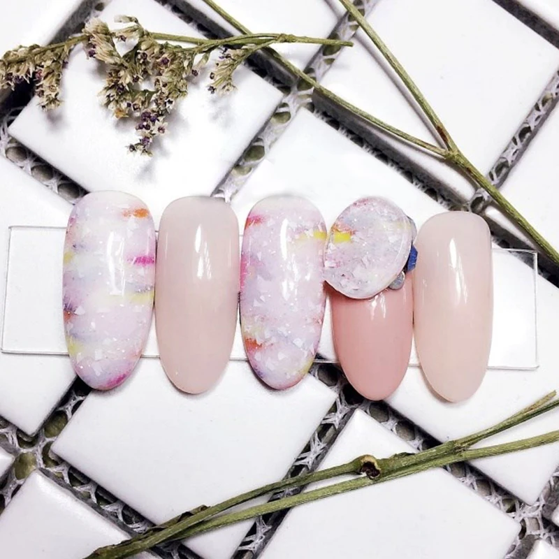 1 коробочкой дизайн ногтей целлофановая блестящая орнамент с блестками