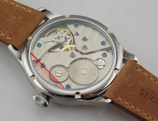 Механические Мужские часы Parnis с большим желтым циферблатом 44 мм 6497 ручным 1555|watch