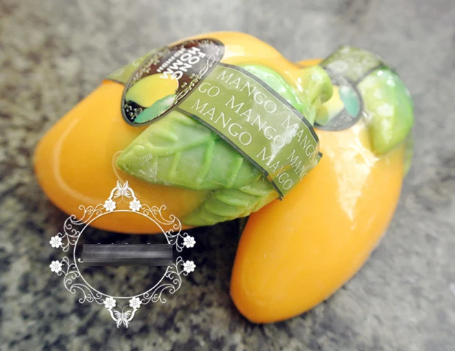 Силиконовая форма для мыла ручной работы из тайского манго с листьями глиняная