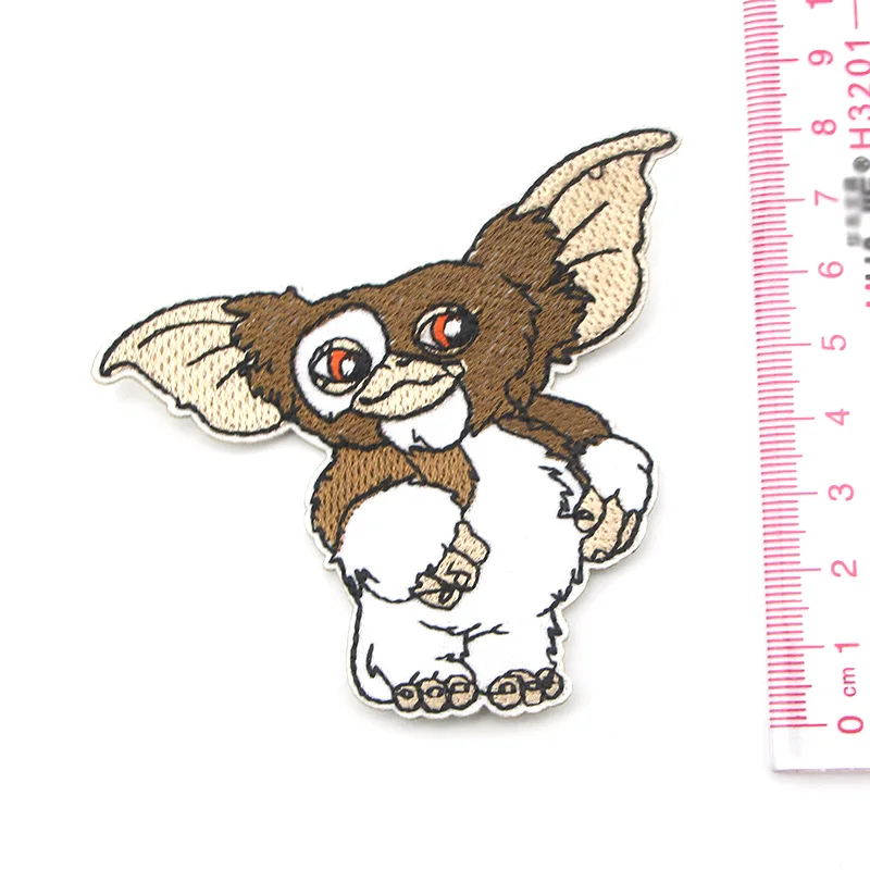 Gremlins gizmo панк аппликационные заплатки Сделай Сам железо на обуви джинсовая рубашка ткань джерси аксессуары наклейки вышитые значки E0082