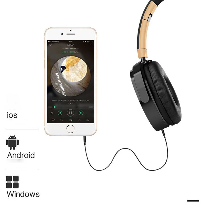 Bluetooth наушники Спорт Беспроводной складные с микрофоном для samsung смартфон стерео