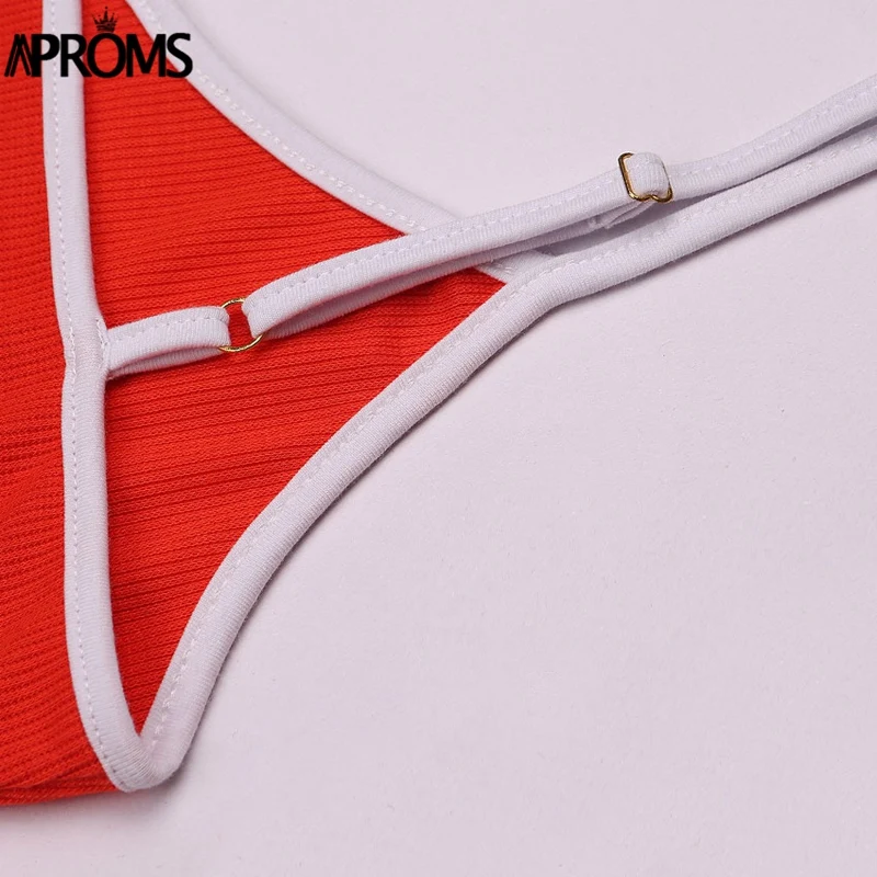 Aproms Bad Girls вышивка боди Для женщин Белый ремешок нижней части спины тонкий комбинезон черный комбинезон уличная мода Базовый Топ