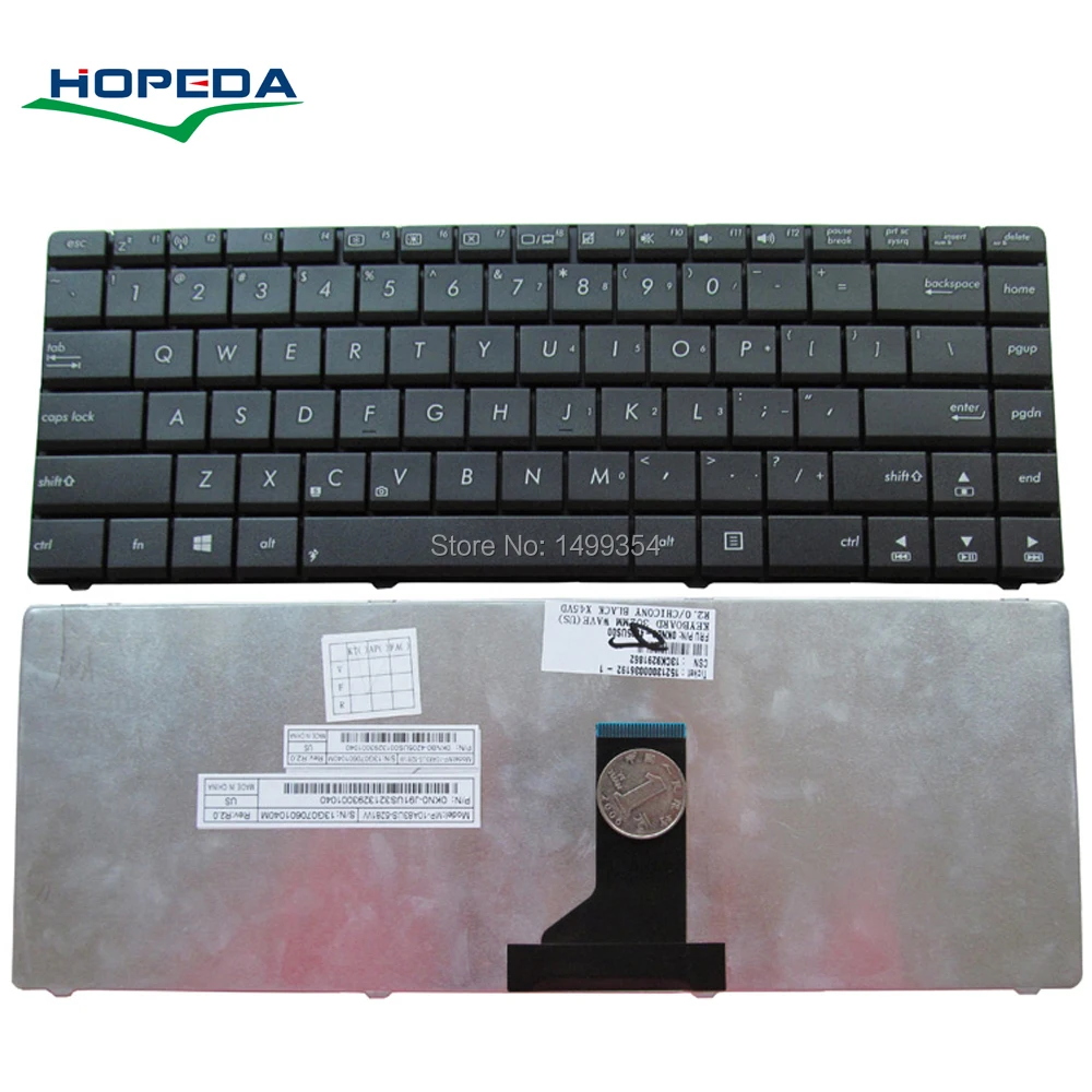 Новая клавиатура для ноутбука ASUS X45V X45VD X45A X45C X45U X43U X45B X44L X45VD1 замена