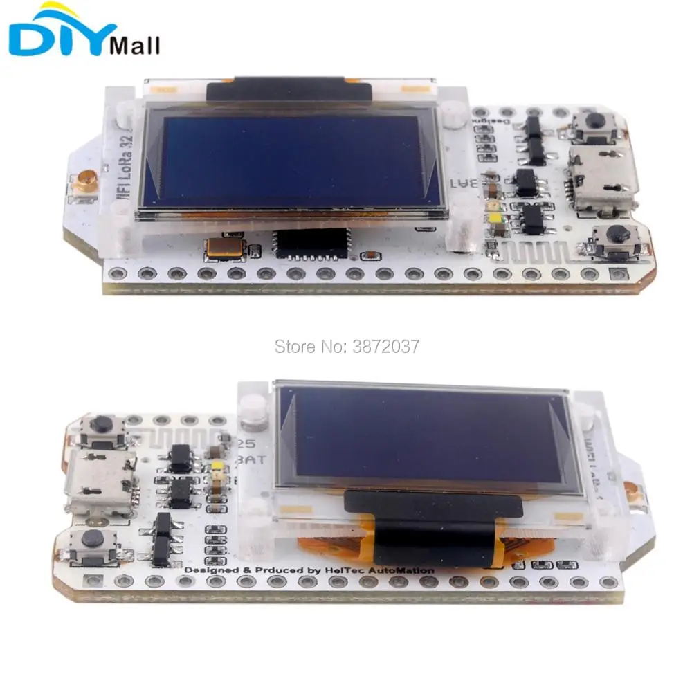 433 МГц 0,96 OLED ESP32 макетная плата LoRa модуль приемопередатчик Wi-Fi IOT SX1278 антенна 1,25 мм JST разъем