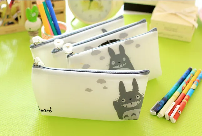 AB15 1X Kawaii Милые Тоторо желе Водонепроницаемый силиконовый пенал хранение Косметический макияж сумка Рождественский подарок