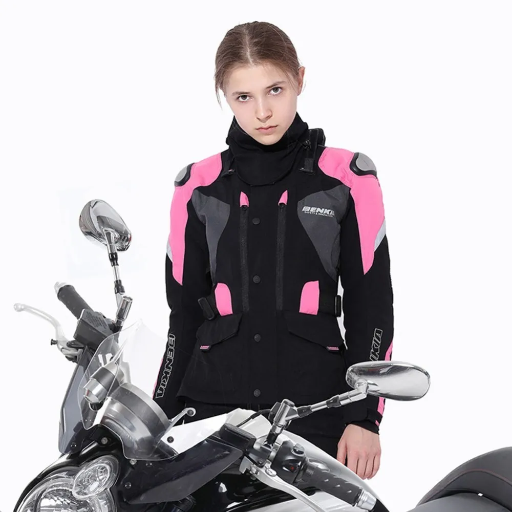 BENKIA JDW10 Женская мотоциклетная куртка зимняя сохраняющая тепло мотоциклетный