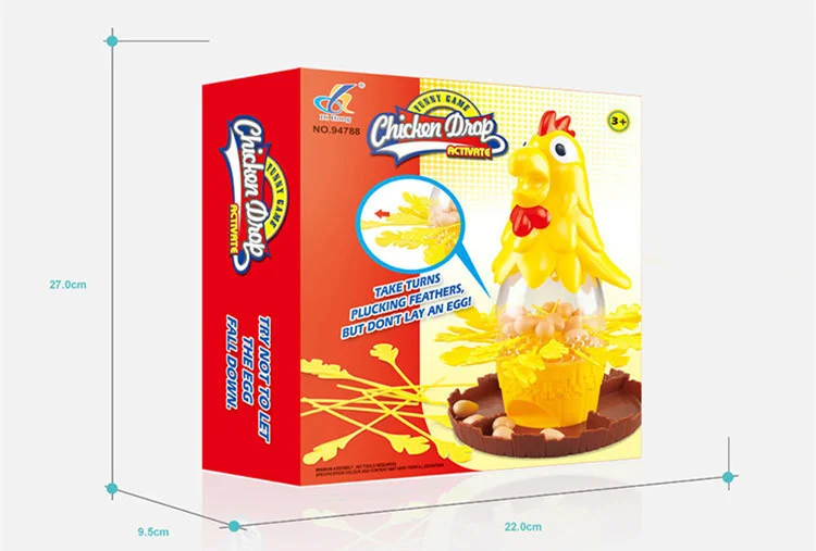 [TOP] Chicken Drop Board Game take turns plucking feathers from the without Releasing Eggs Family parent-child Toy | Игрушки и хобби