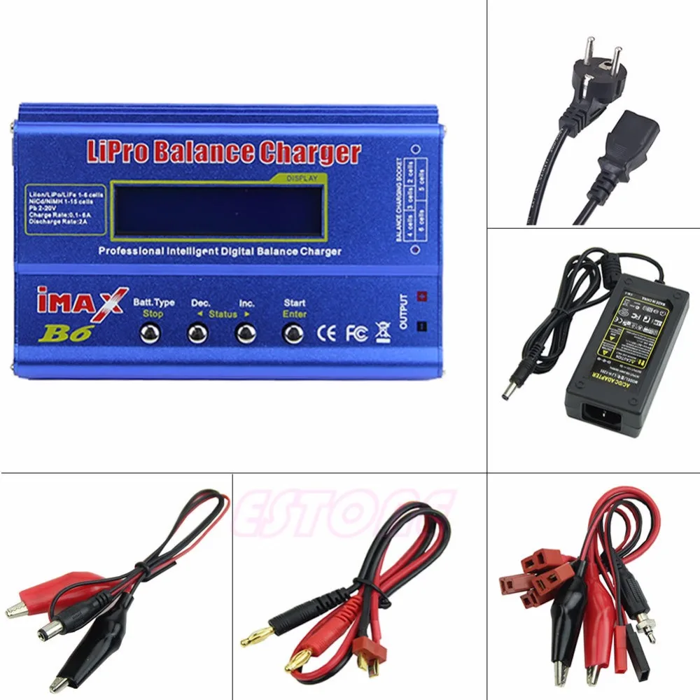 IMAX B6 AC Lipo NiMh Li Ion Ni Cd RC батарея баланс зарядное устройство Dis штепсельная вилка ЕС