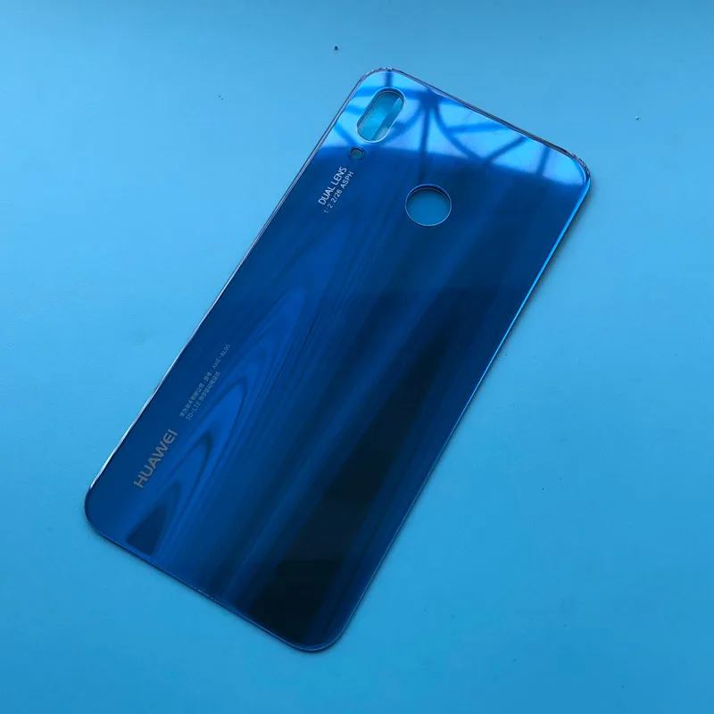 Оригинальная Задняя стеклянная крышка батарейного отсека для Huawei P20 Lite Nova 3e