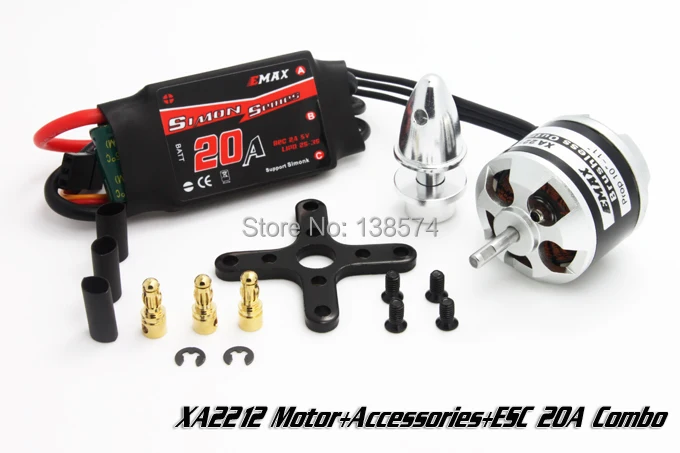 EMAX XA2212 820KV 980KV1400KV двигатель с Simonk 20A ESC | Игрушки и хобби
