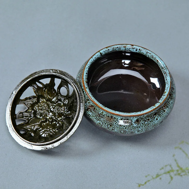 Fambe Золотая ароматическая горелка Керамическая Античная Медная легированная