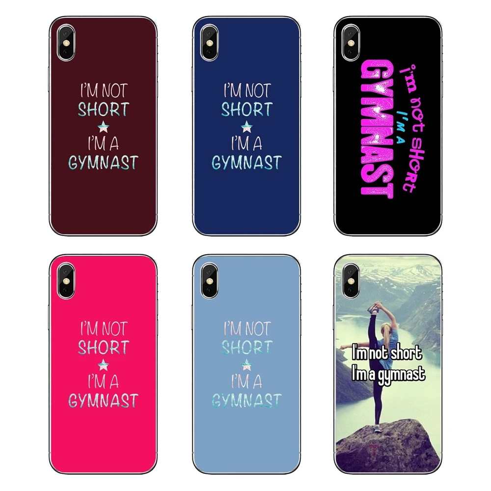 Для iPod Touch iPhone 4 4S 5 5S 5C SE 6 6S 7 8 X XR XS Plus MAX прозрачные мягкие чехлы с принтом I'm Not
