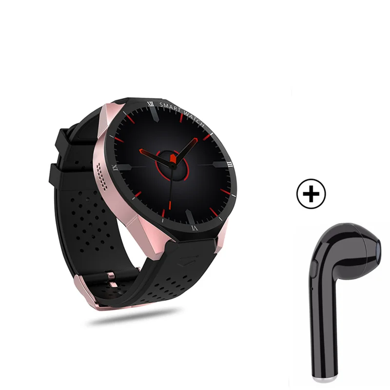 Мужские умные часы для huawei watch 2 MTK6580 1 ГБ/ОЗУ 16 Гб/ПЗУ Android 7,0 для ios android samsung часы русские часы - Цвет: gold with earphone