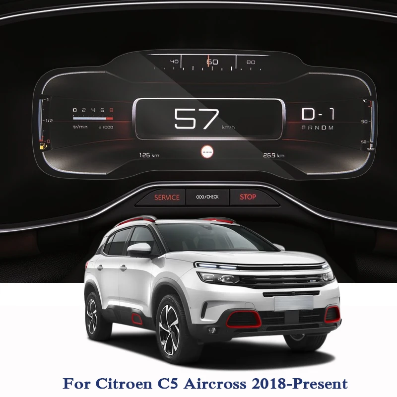 Gps навигации Экран Защитная пленка для стекла для Citroen C5 Aircross ТПУ приборной панели Экран дисплея клеящеяся пленка для автомобиля аксессуар