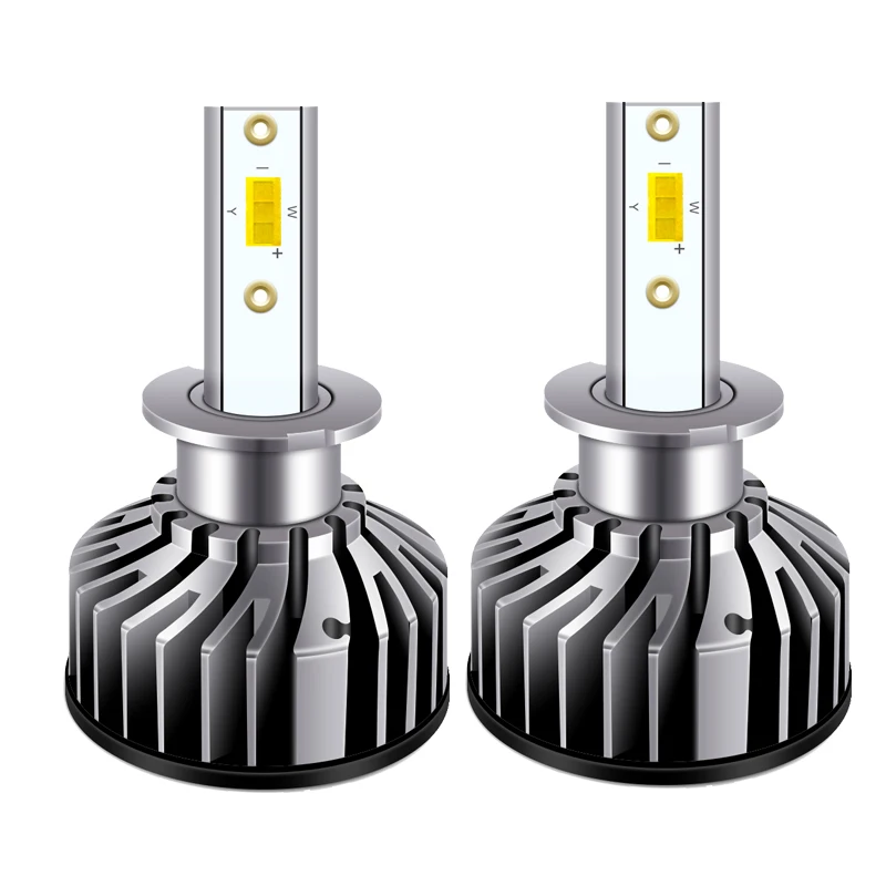 Linterna фонарик del coche de H7 светодиодный H4 H1 H11 H3 H13 H27 880 9006 9007 72 W 8000LM 6500 K 12 V 24 Авто Faro COB