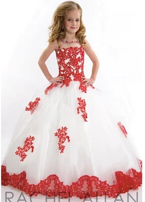 2016 Девушки Pageant Платья свадебное Бальное платье Этап Производительность День